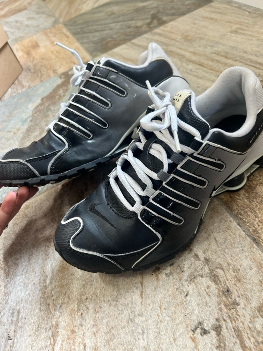 Nike Shox NZ 2009 Black White Y2K Vintage Running Shoes Youth 6.5Y Women’s 8 - Picture 3 of 7